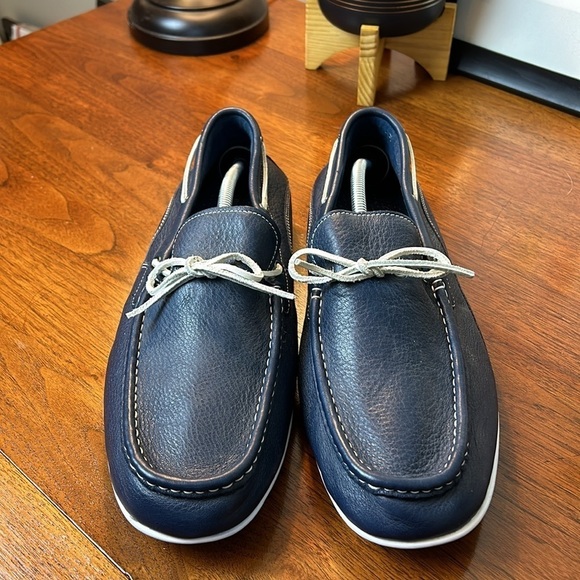 Rockport DALVER Walkability Navy Leather Ultimate Comfort Loafers 13 Slip On - Picture 4 of 11